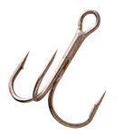 Gamakatsu Treble Hook Round Bend Bronze 10pk