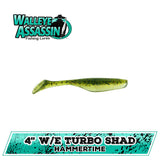 Bass Assassin Walleye Turbo Shad