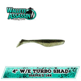 Bass Assassin Walleye Turbo Shad