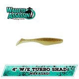 Bass Assassin Walleye Turbo Shad